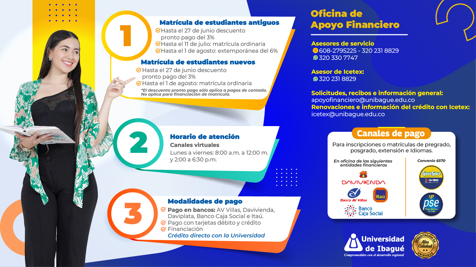 Cronograma de matrícula financiera 2025B